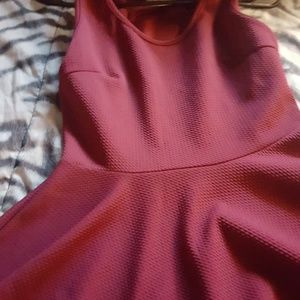 Maroon Dress